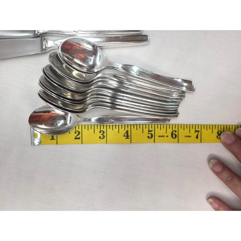 Silber Flock 90 German Silverplate Flatware 35 pcs‎